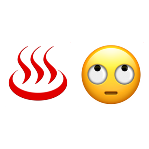 ♨🙄 Emoji Domain iOS rendering